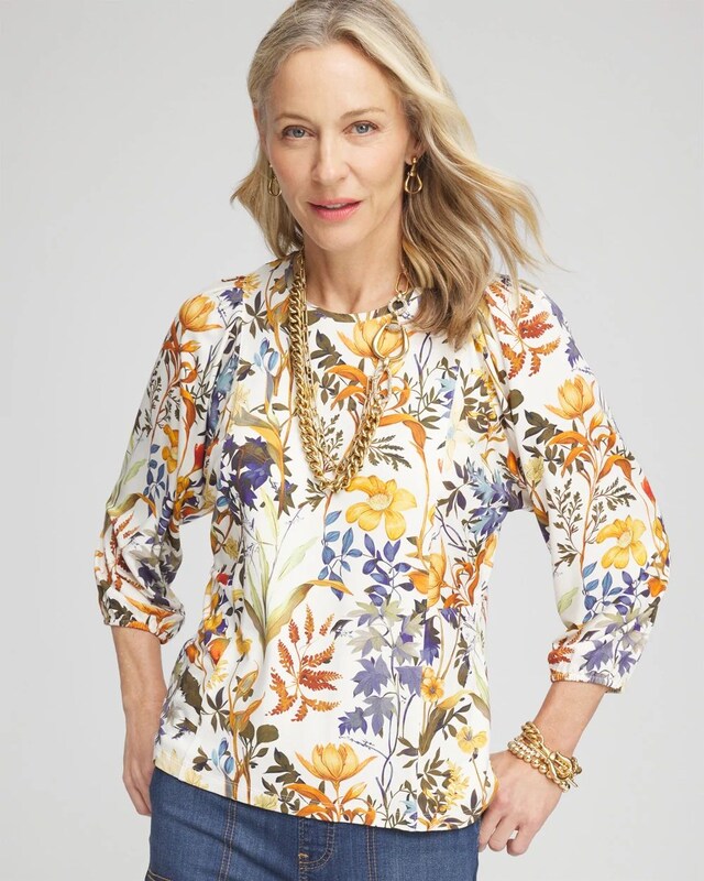 Touch of Cool Autumn Seamed Tee - image 1